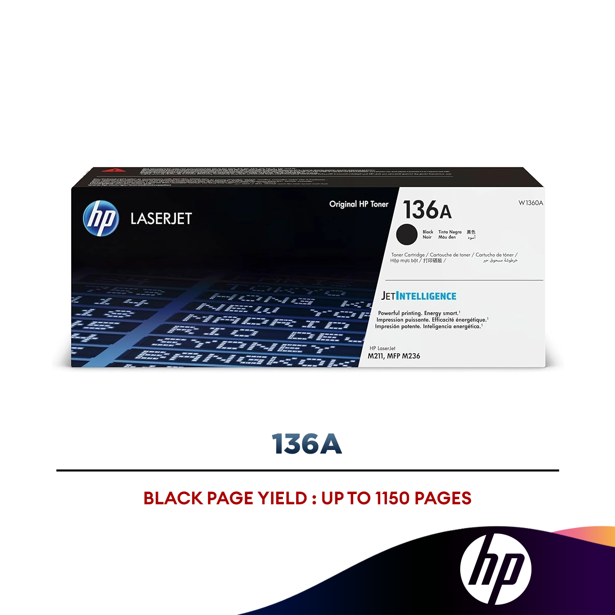 HP 136A (W1360A) Toner Cartridge